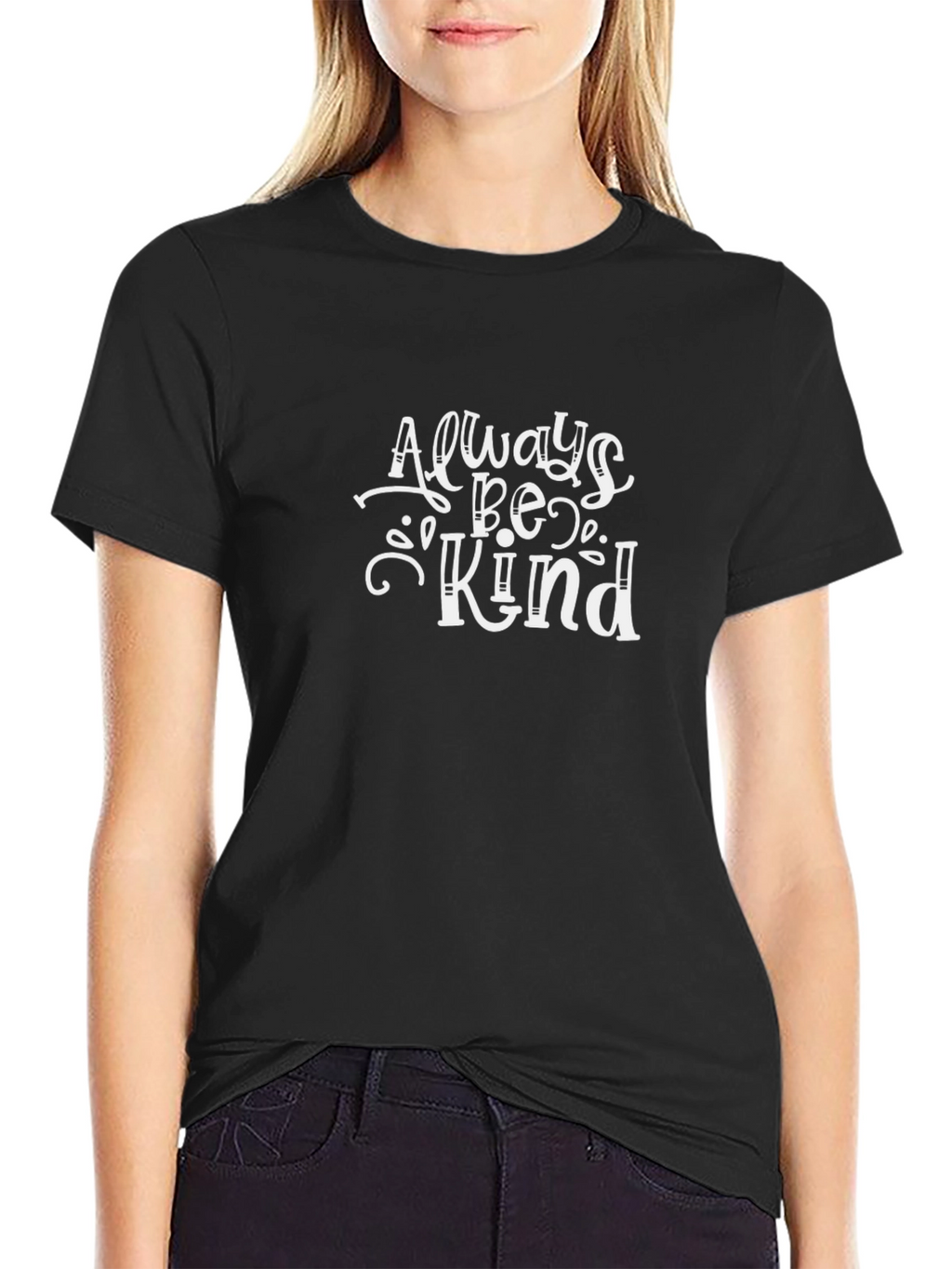 Always Be Kind Graphic Tee - Black Unisex T-Shirt