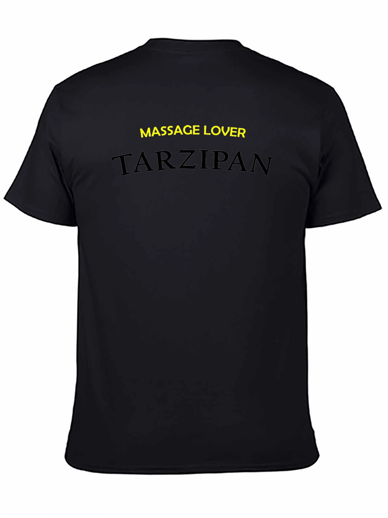 Massage Lover - Tarzipan Black Tee