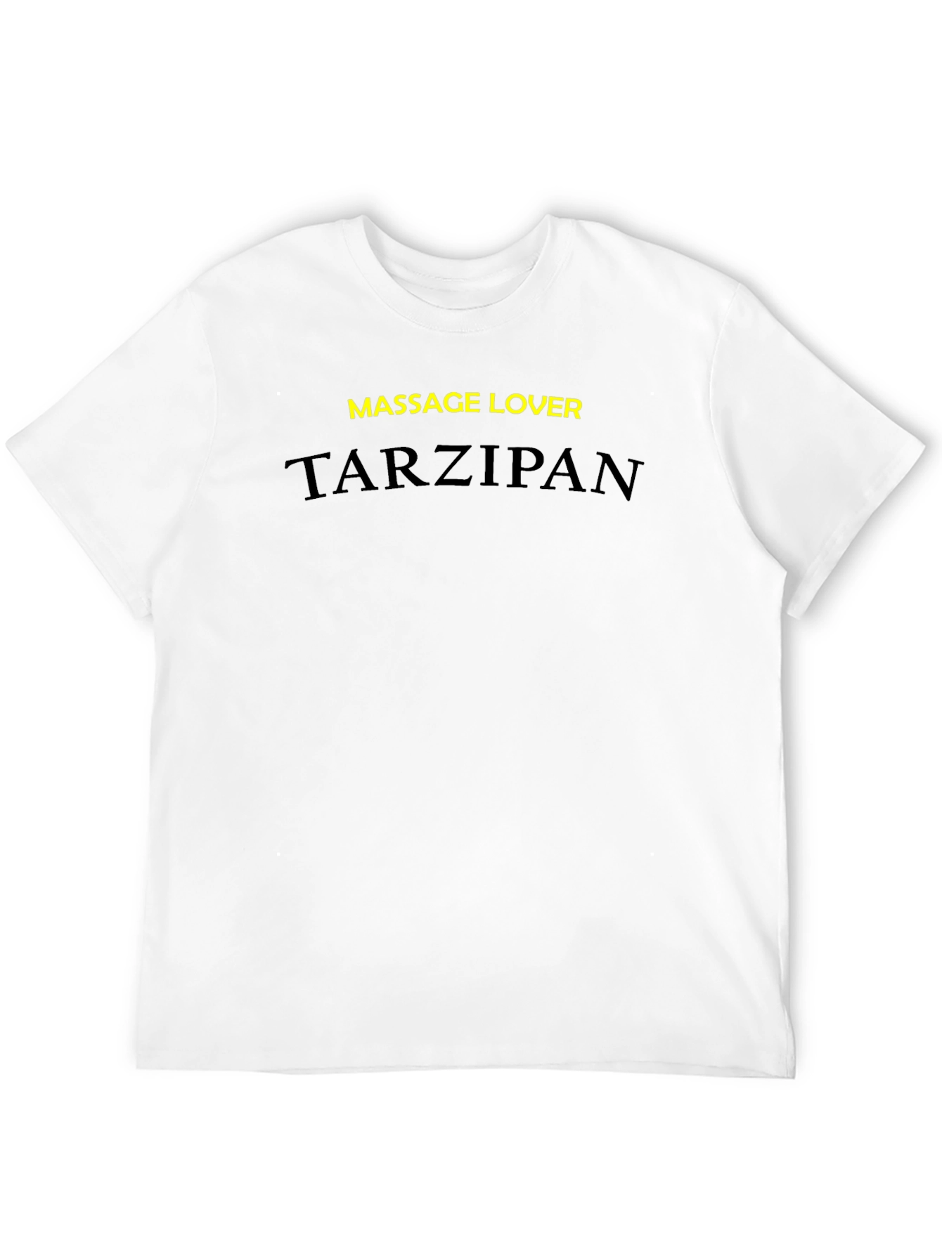 Massage Lover - Tarzipan Black Tee