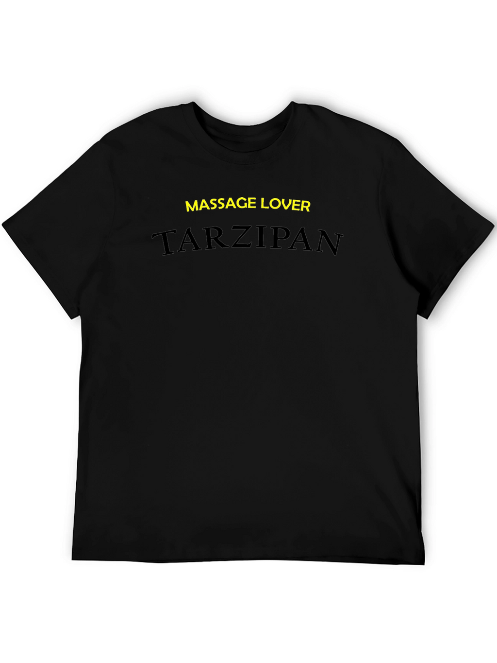 Massage Lover - Tarzipan Black Tee
