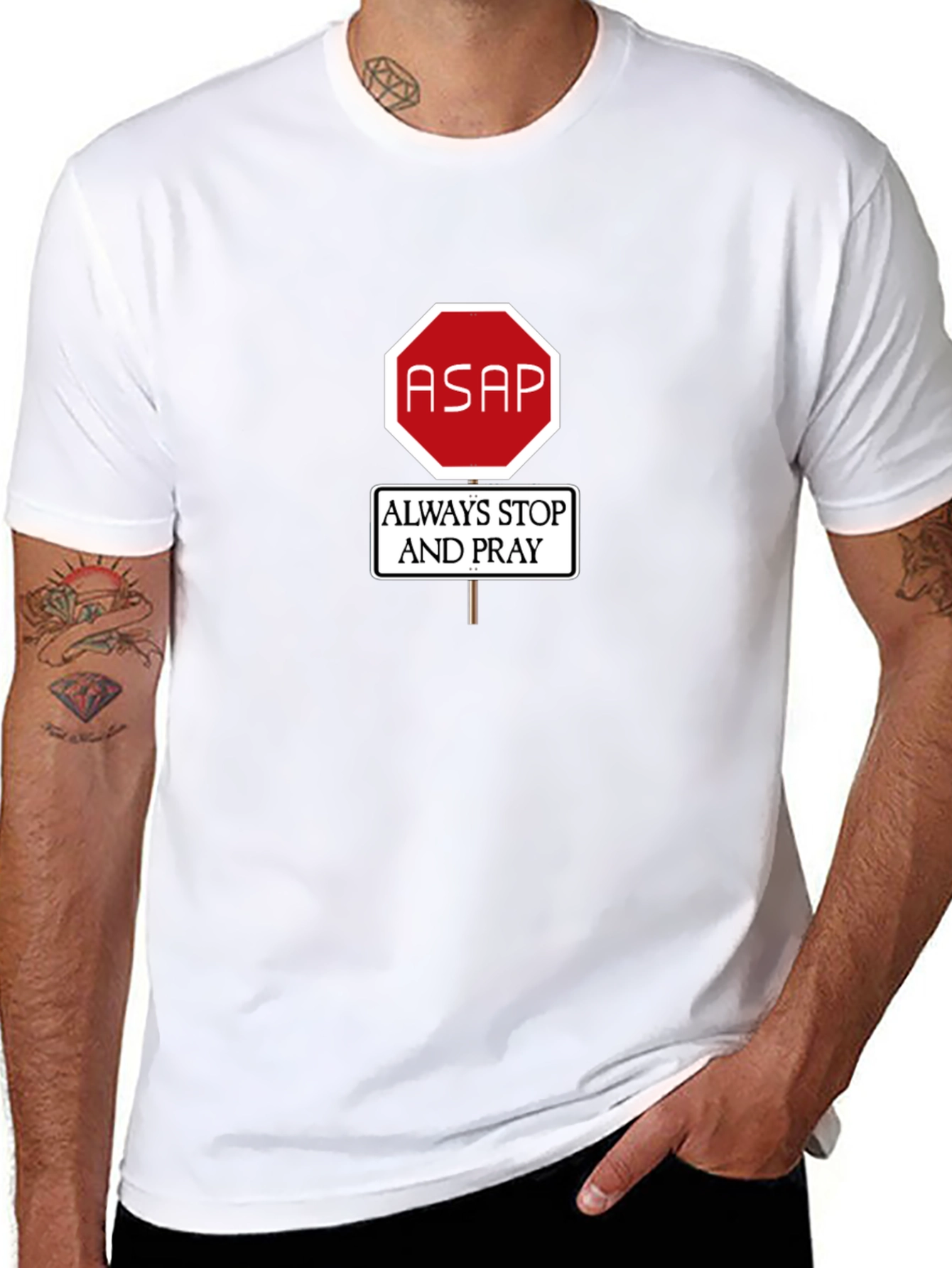 ASAP Always Stop & Pray Graphic Tee