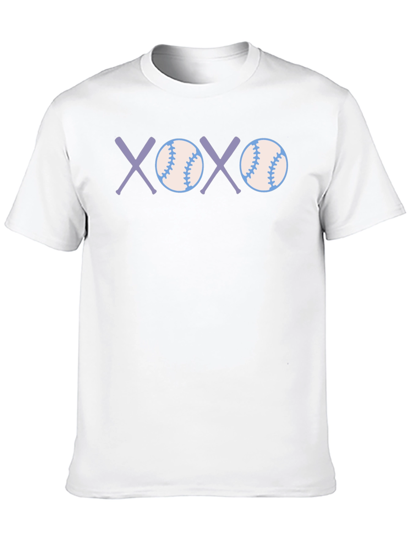 Baseball XOXO Graphic Tee - Soft Cotton Casual T-Shirt