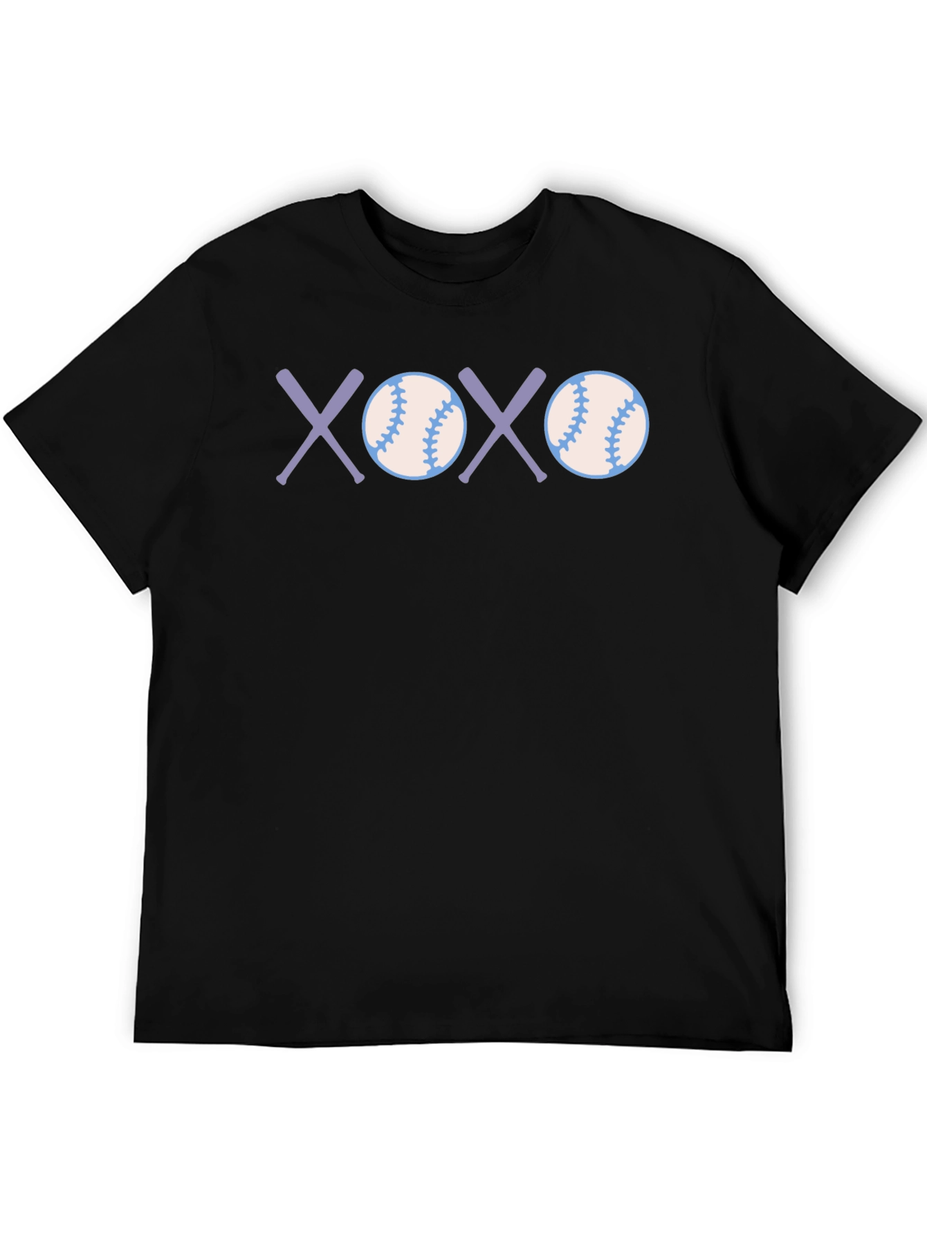 Baseball XOXO Graphic Tee - Soft Cotton Casual T-Shirt