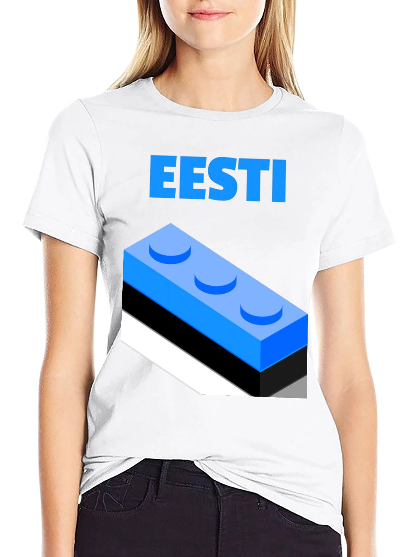 Eesti Lego Brick Graphic Tee