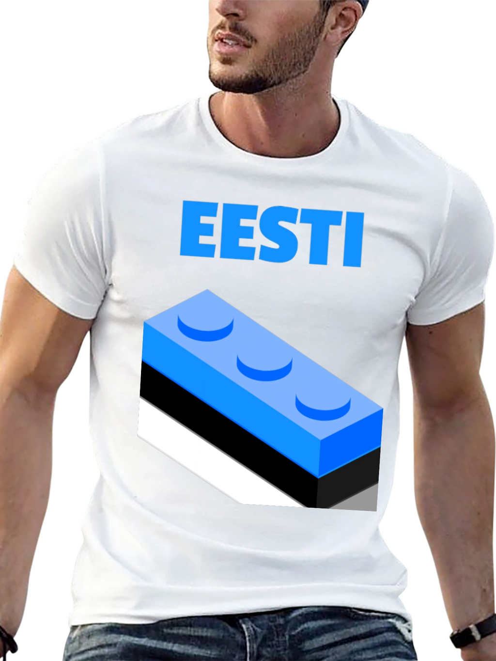 Eesti Lego Brick Graphic Tee