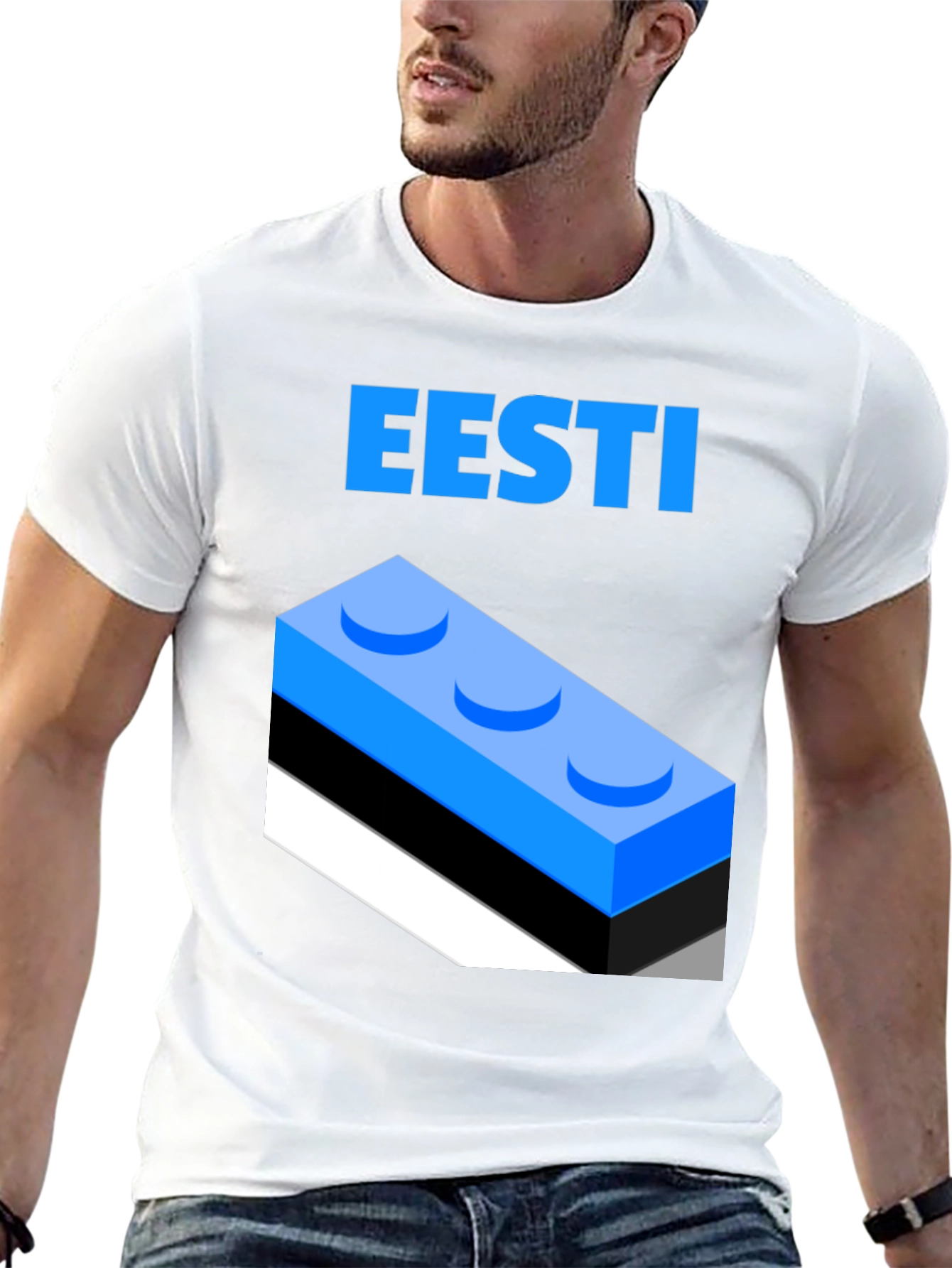 Eesti Lego Brick Graphic Tee
