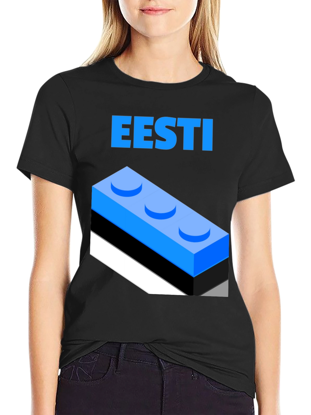 Eesti Lego Brick Graphic Tee