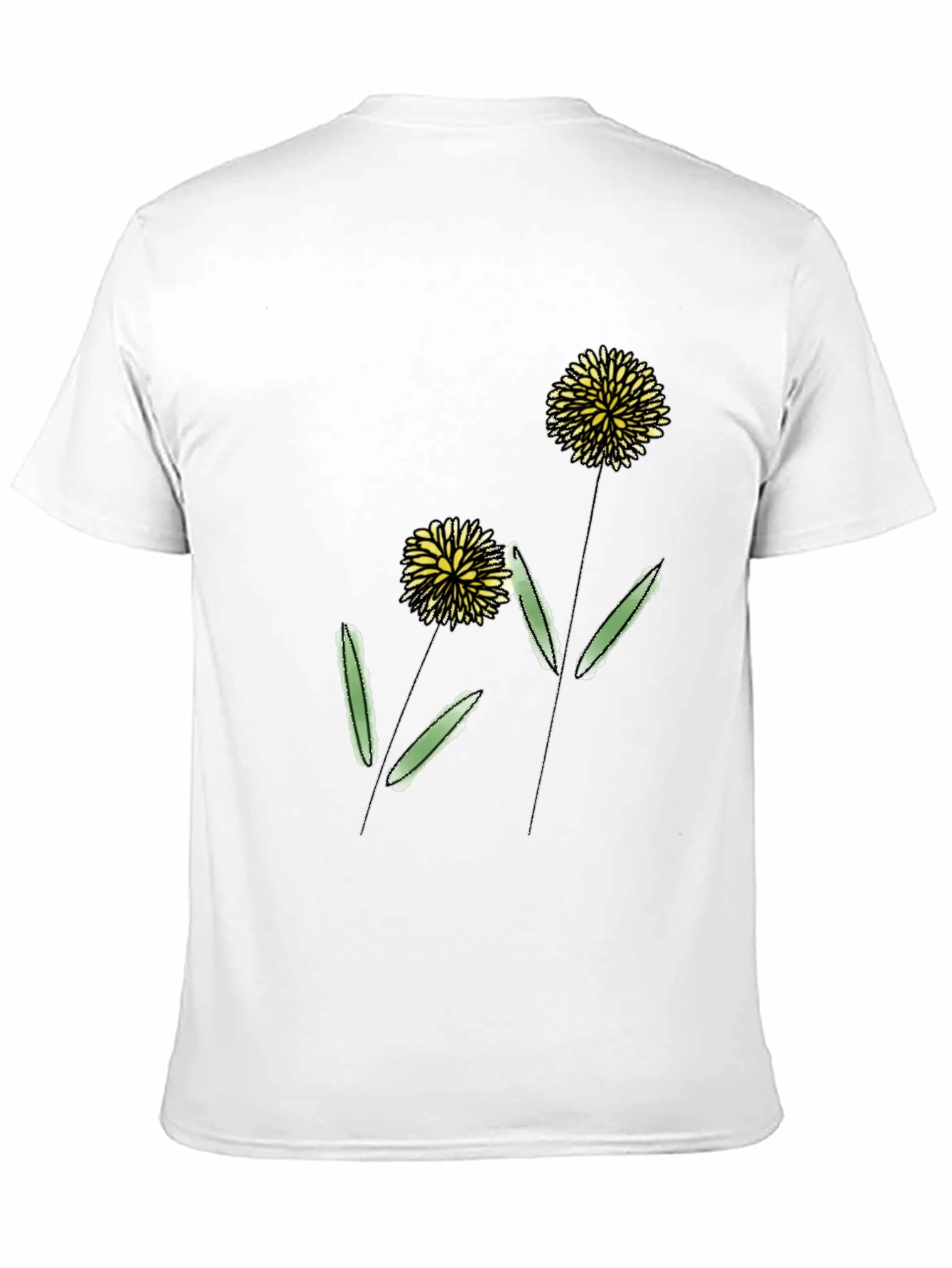Black Dandelion Graphic Tee