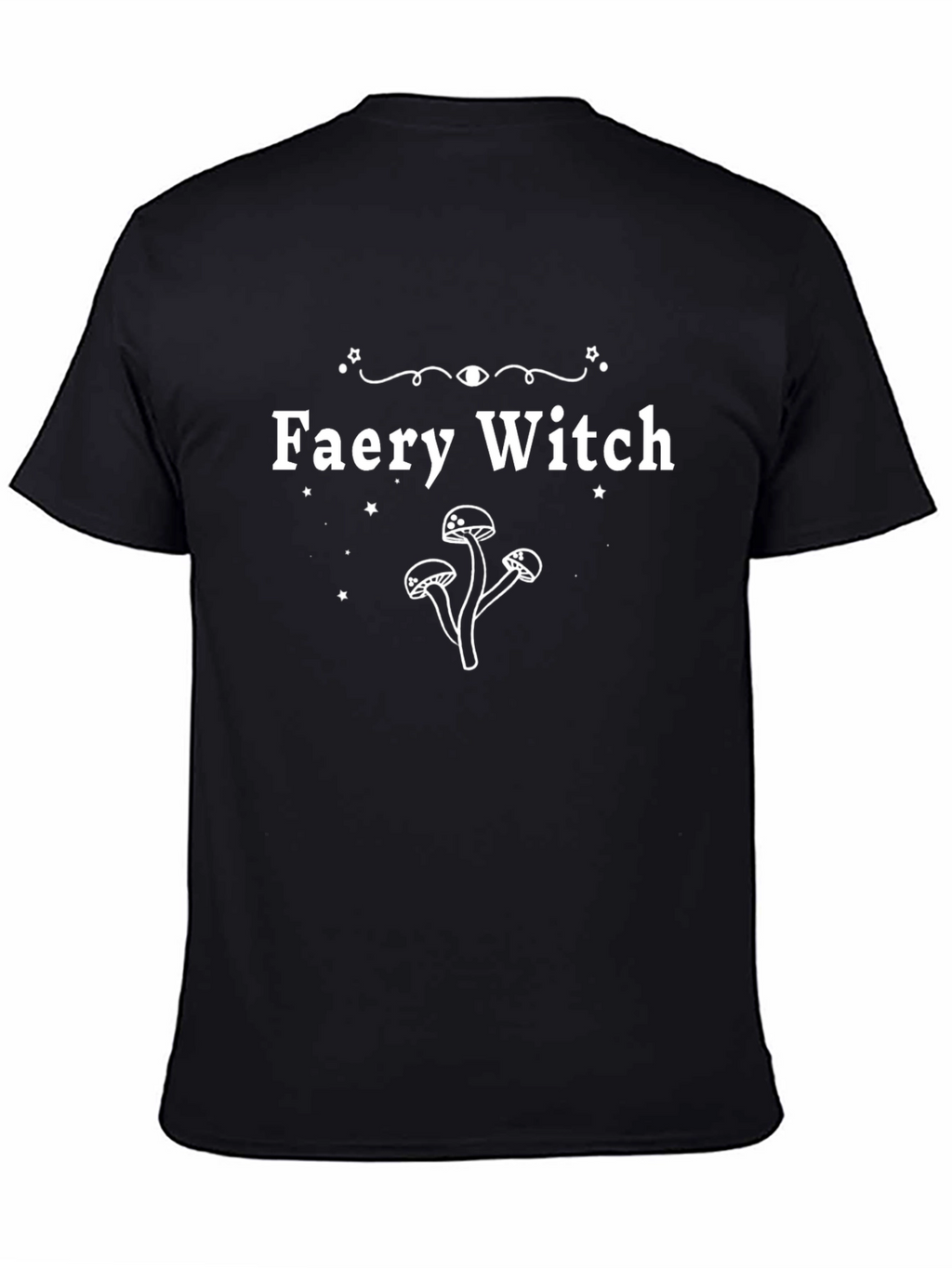 Faery Witch T-Shirt - Mystical Mushroom Design