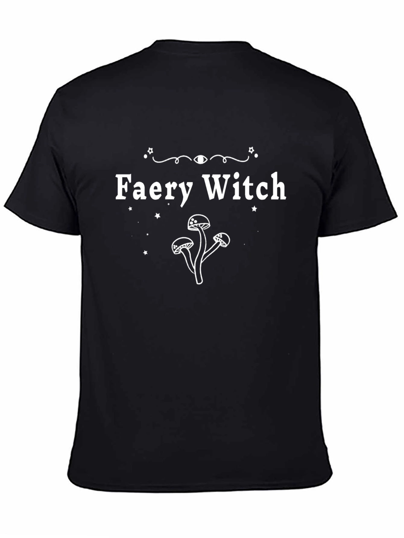 Faery Witch T-Shirt - Mystical Mushroom Design