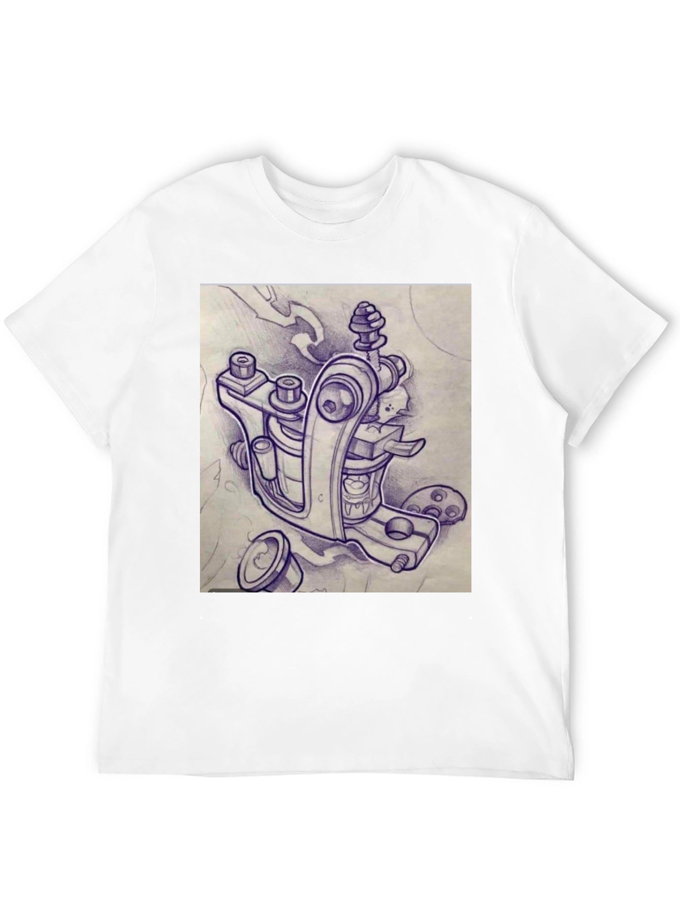 Tattoo Machine Sketch T-Shirt