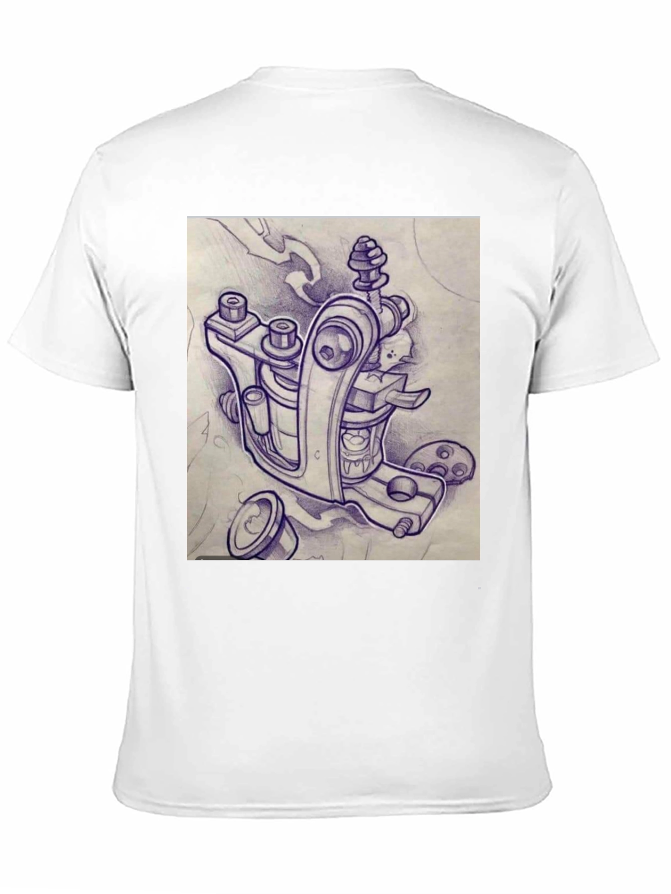 Tattoo Machine Sketch T-Shirt