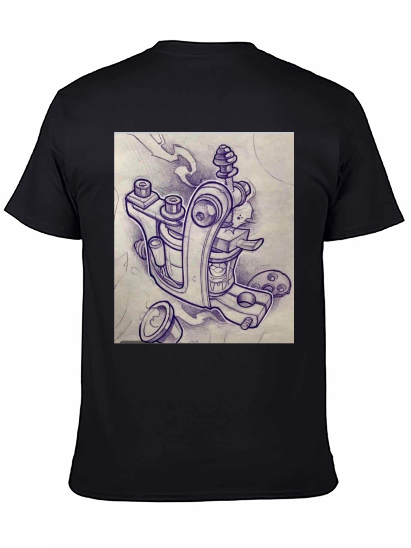Tattoo Machine Sketch T-Shirt