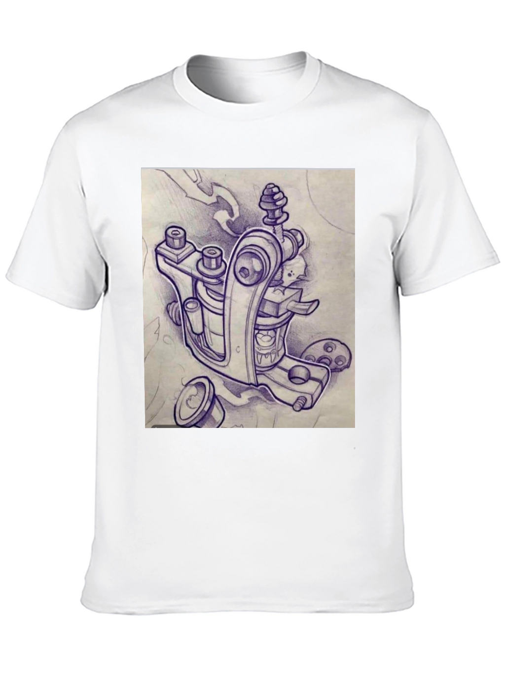 Tattoo Machine Sketch T-Shirt