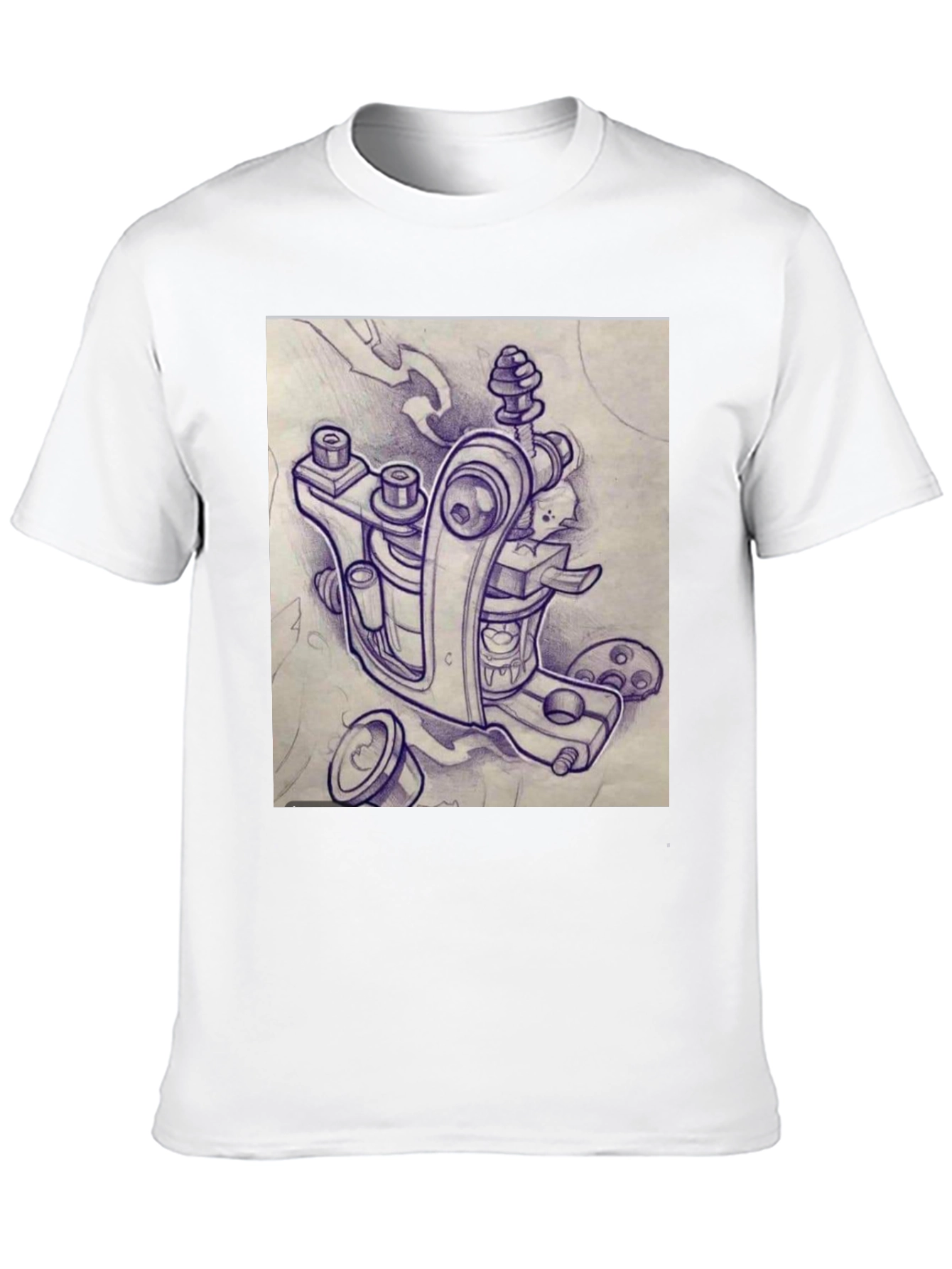 Tattoo Machine Sketch T-Shirt