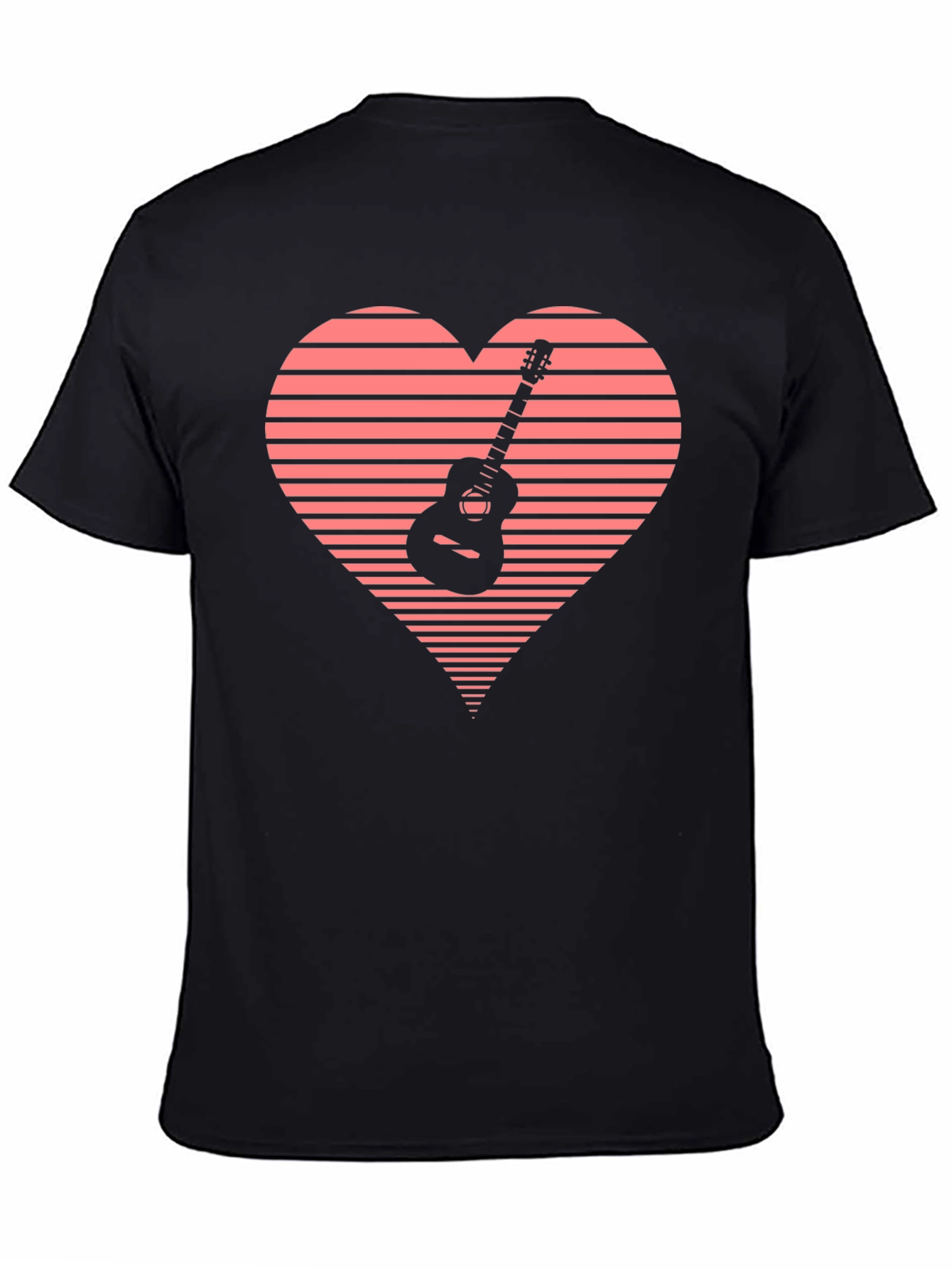 Guitar Heartbeat T-Shirt - Music Lover Tee