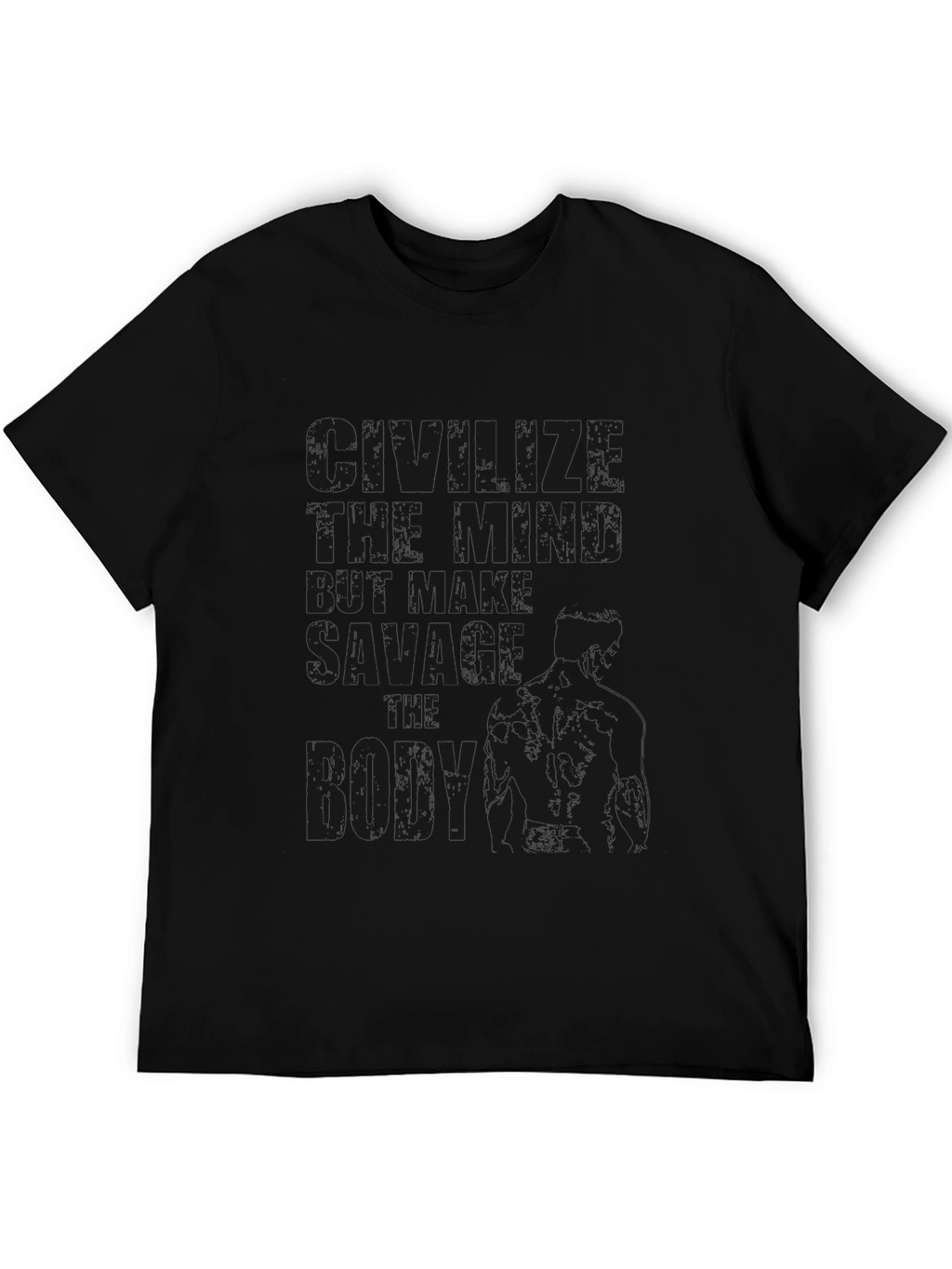 Savage Born T-Shirt - Mens Black Tee