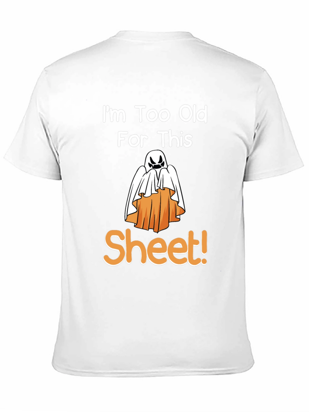 Funny Halloween Ghost Sheet T-Shirt