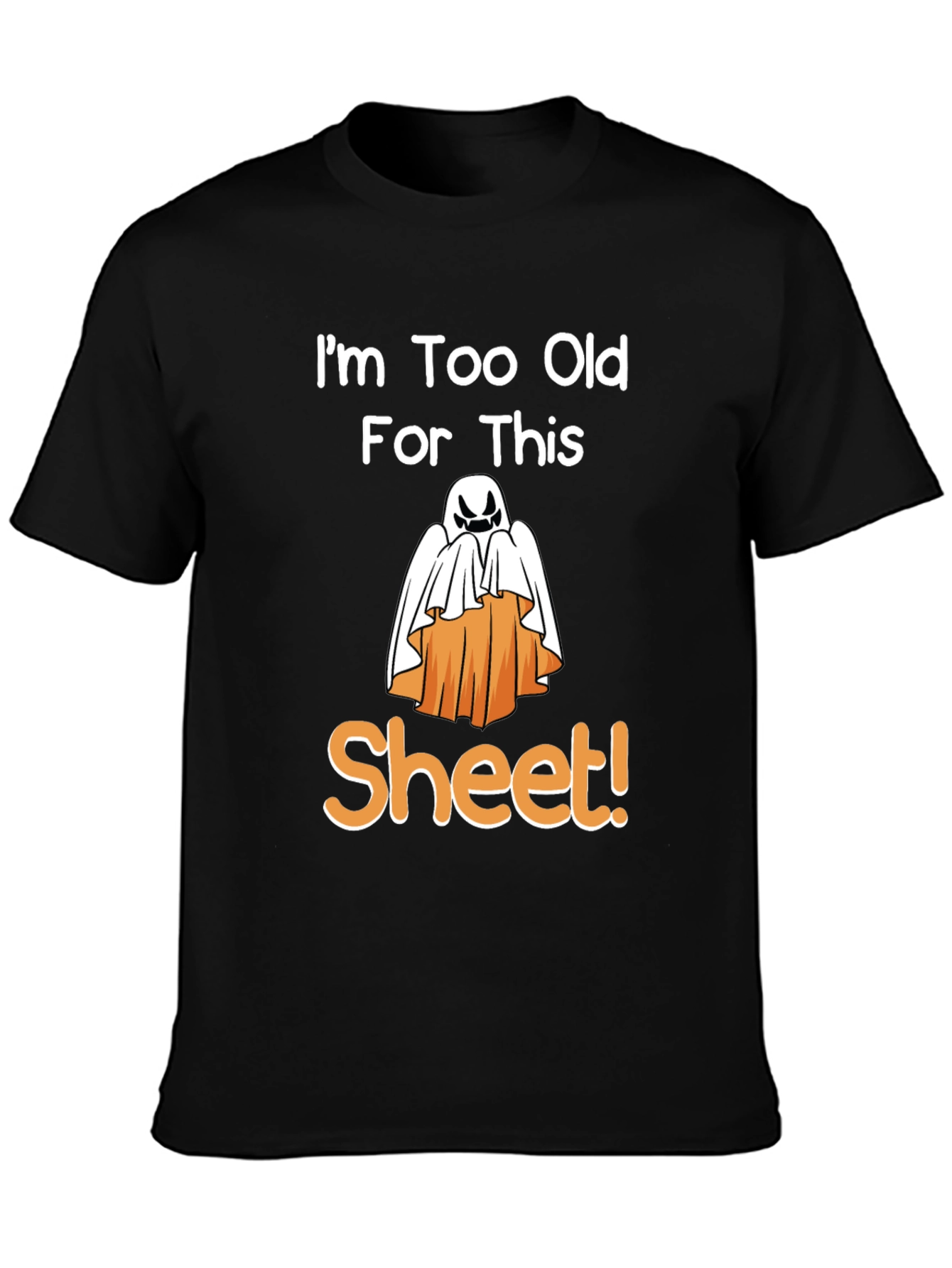 Funny Halloween Ghost Sheet T-Shirt