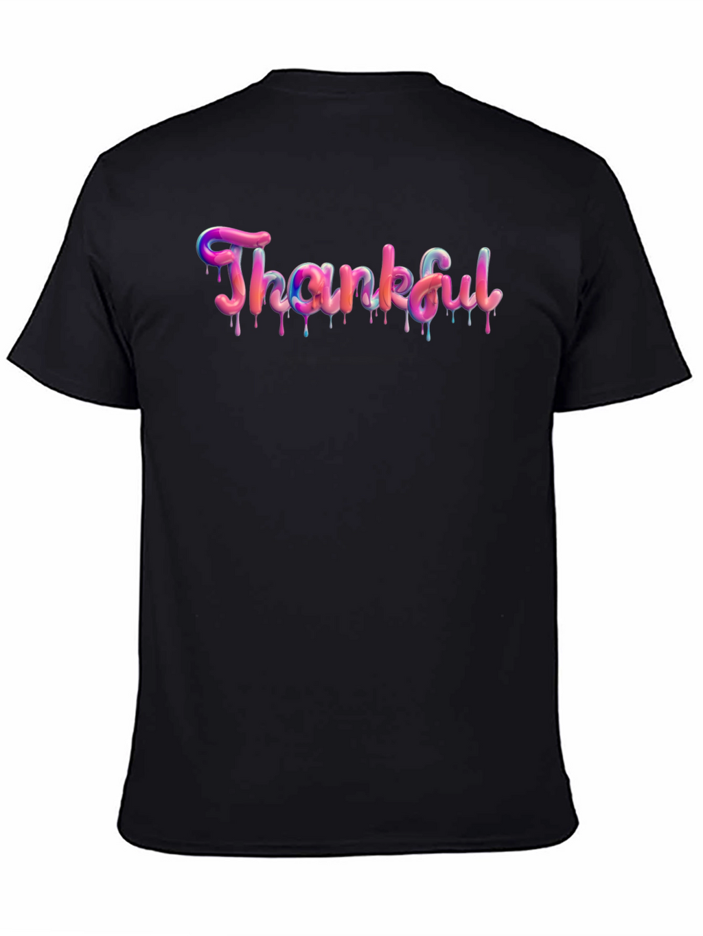 Thankful Graphic T-Shirt - Black