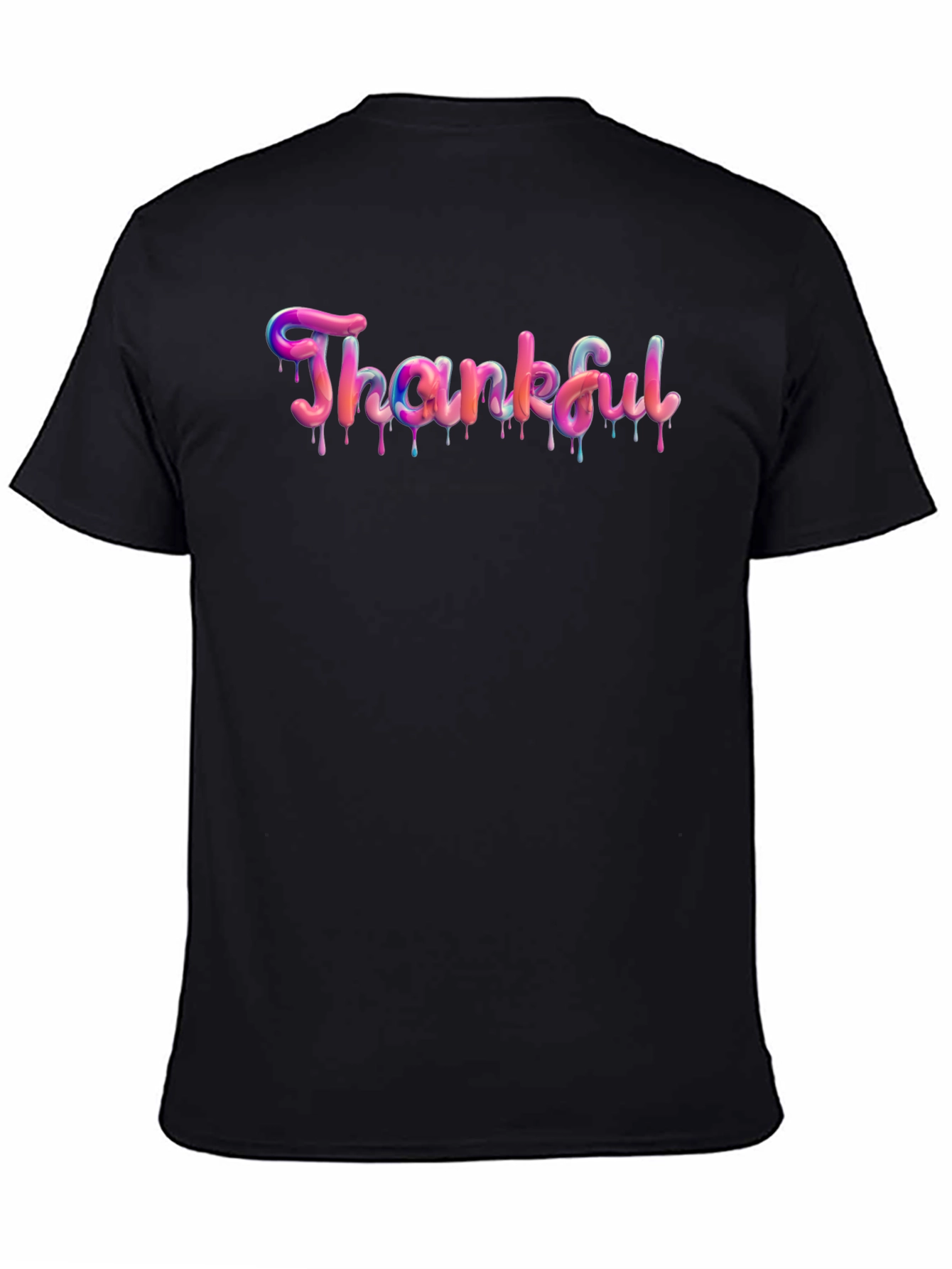 Thankful Graphic T-Shirt - Black