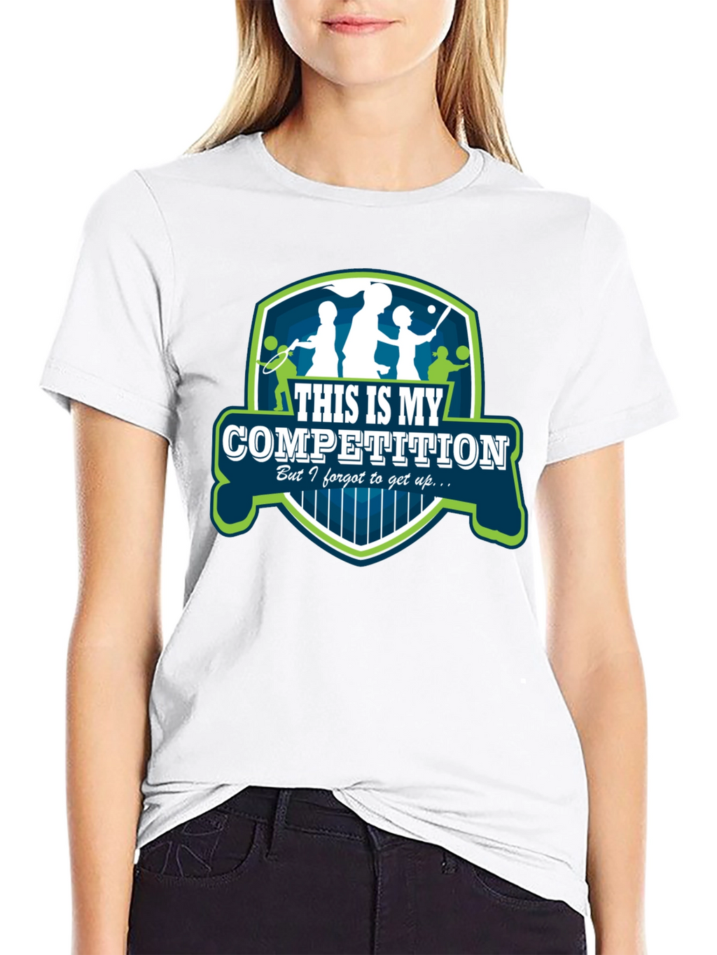Funny Tennis T-Shirt - This Is My Competition