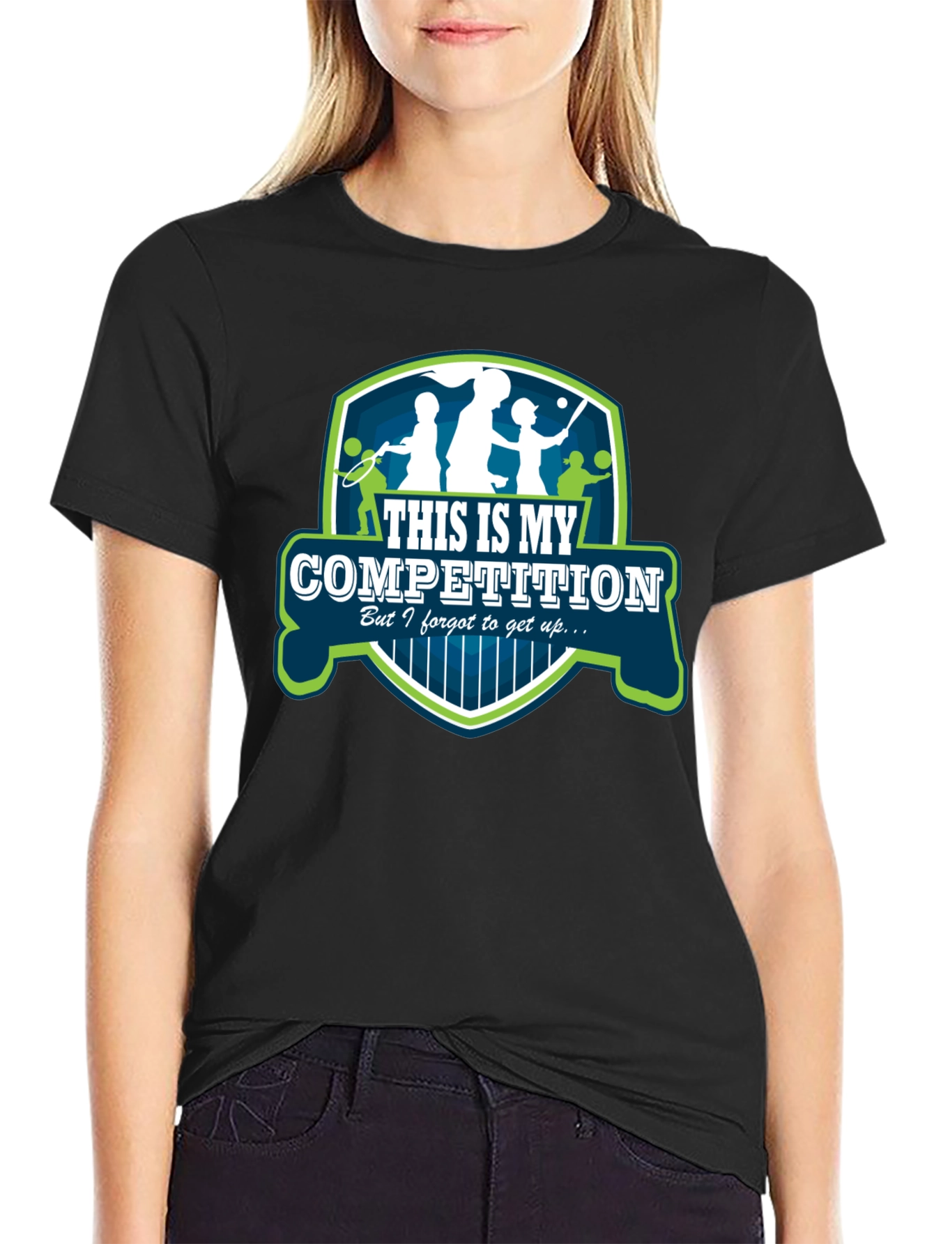 Funny Tennis T-Shirt - This Is My Competition