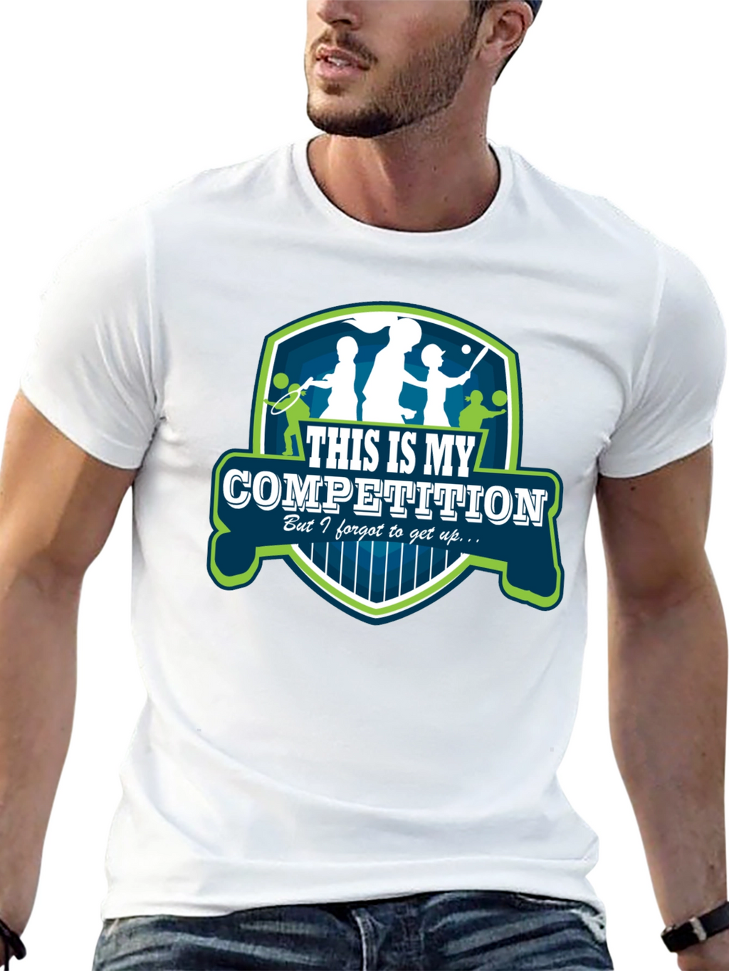 Funny Tennis T-Shirt - This Is My Competition