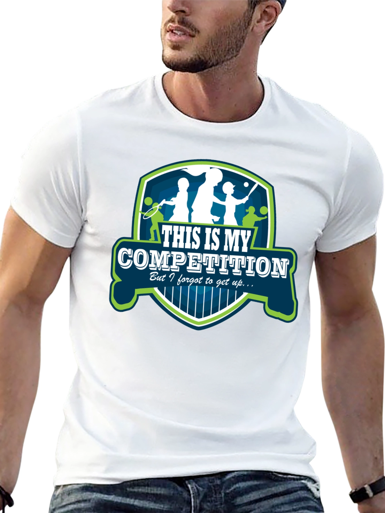 Funny Tennis T-Shirt - This Is My Competition