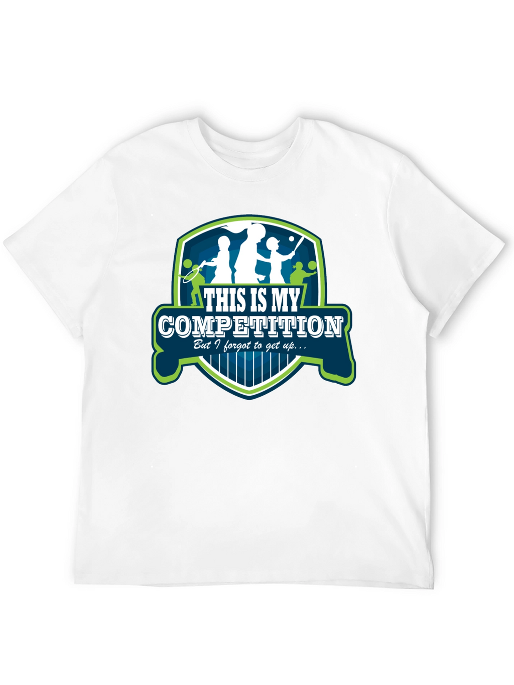 Funny Tennis T-Shirt - This Is My Competition