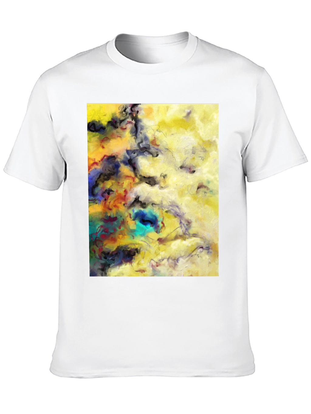 Abstract Art Graphic Tee - Modern Artistic Design