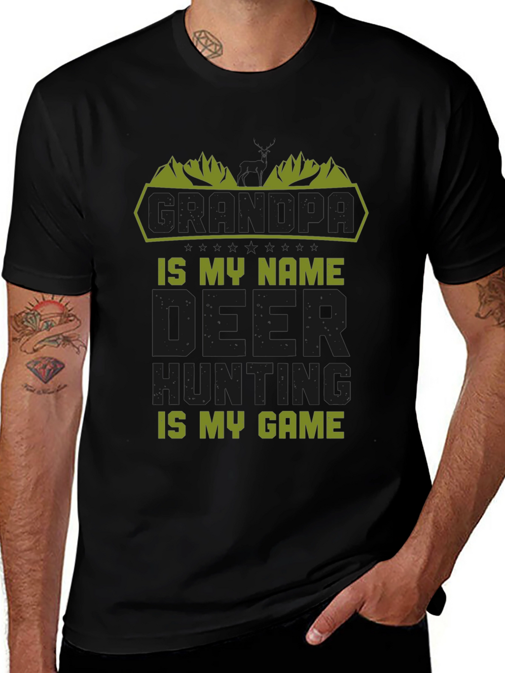 Grandpa Deer Hunting T-Shirt - Hunter Gift
