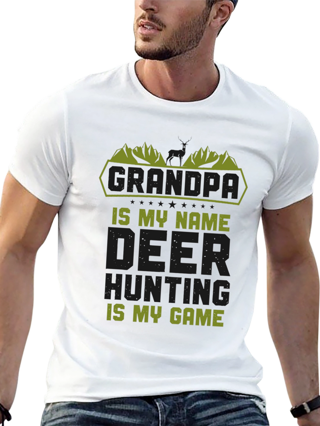 Grandpa Deer Hunting T-Shirt - Hunter Gift