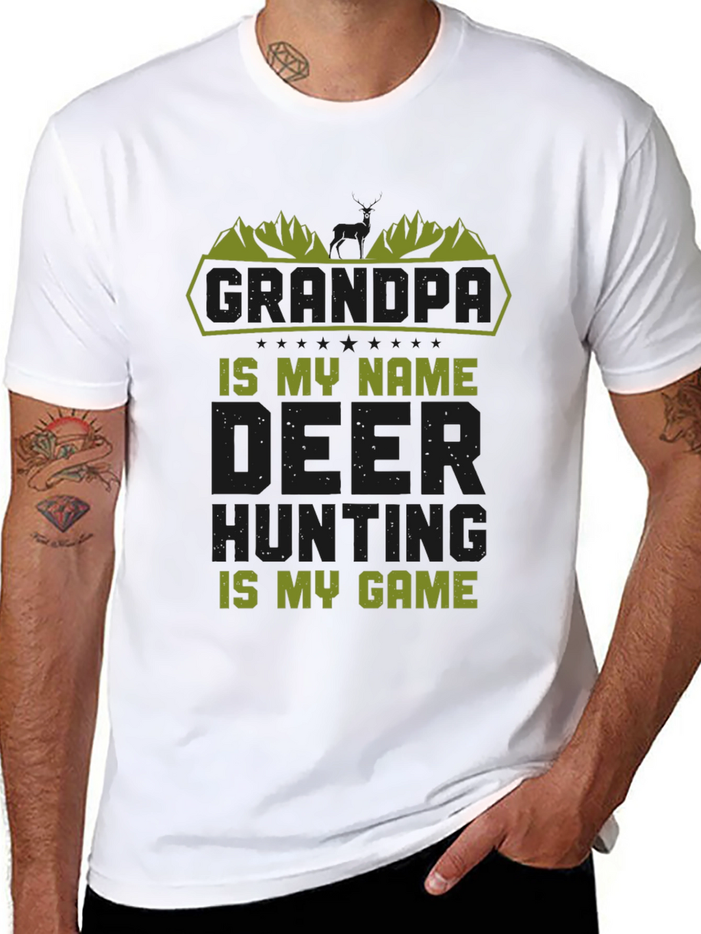 Grandpa Deer Hunting T-Shirt - Hunter Gift