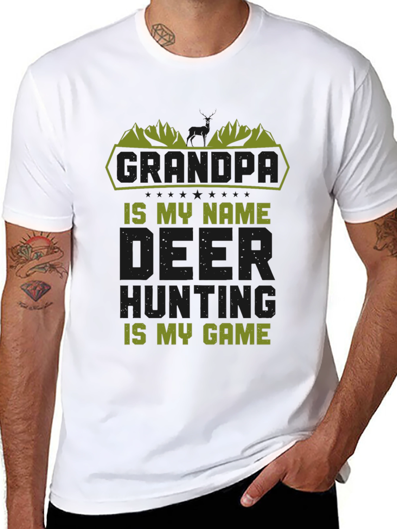 Grandpa Deer Hunting T-Shirt - Hunter Gift