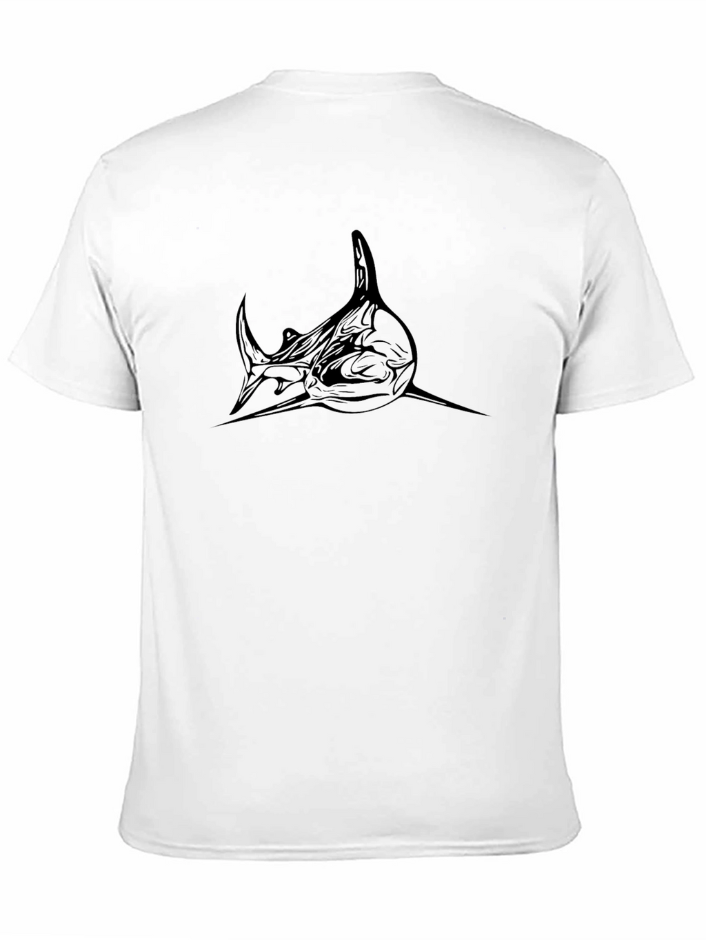 Black Shark Graphic Tee - Mens Stylish Casual Shirt