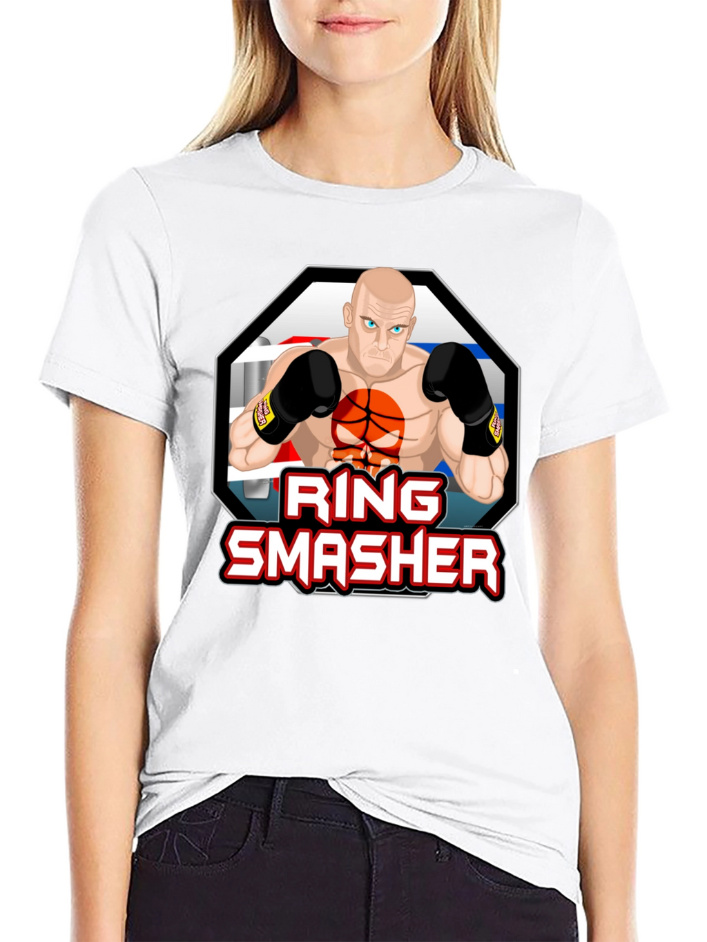 Ring Smasher Graphic T-Shirt - MMA Boxing Inspired Design