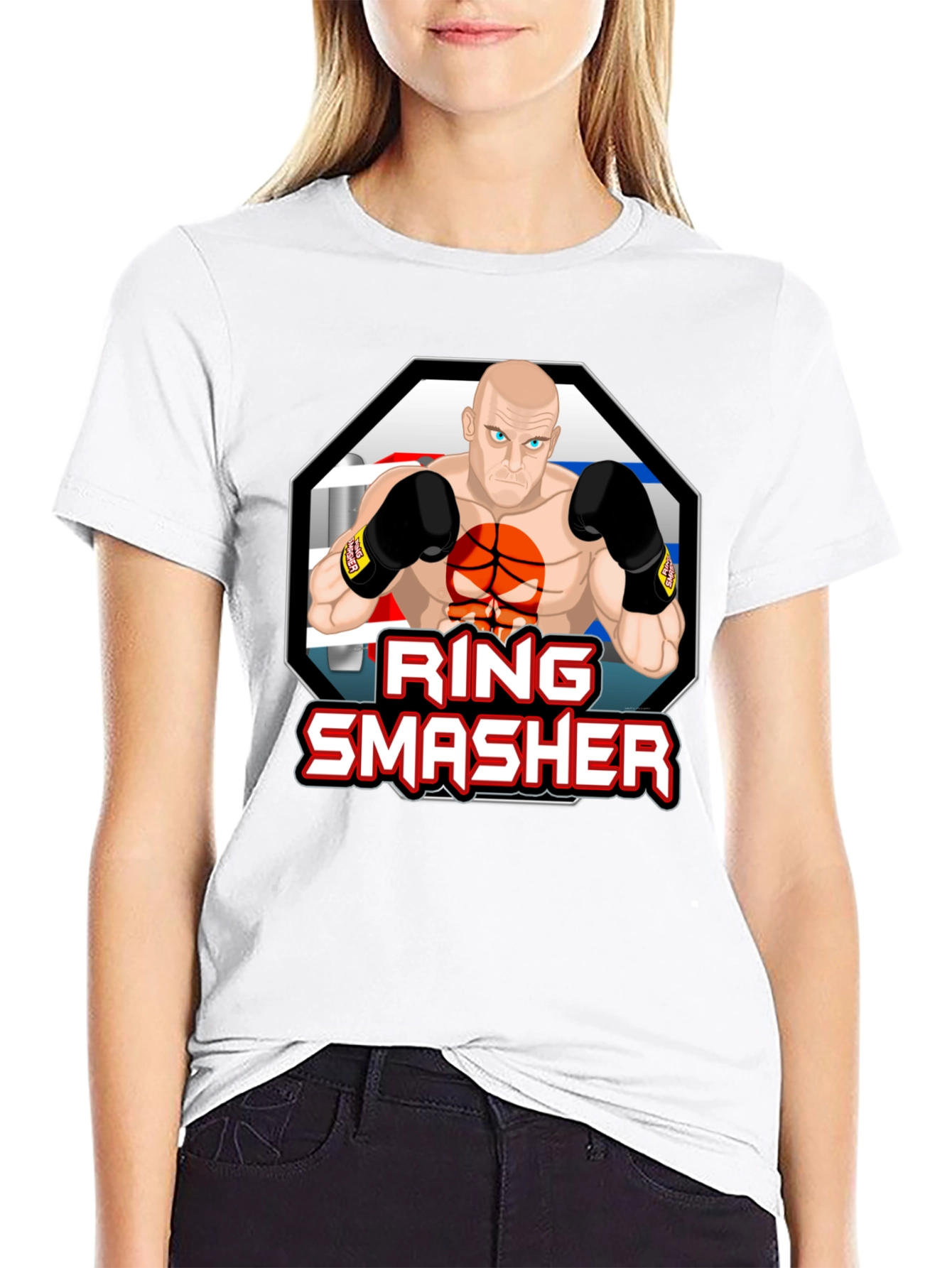 Ring Smasher Graphic T-Shirt - MMA Boxing Inspired Design