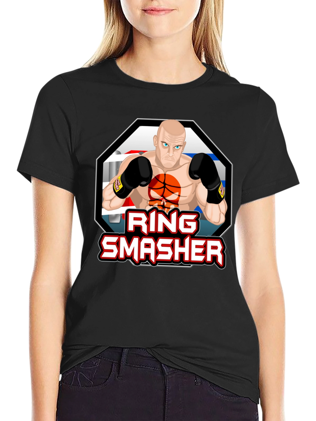Ring Smasher Graphic T-Shirt - MMA Boxing Inspired Design
