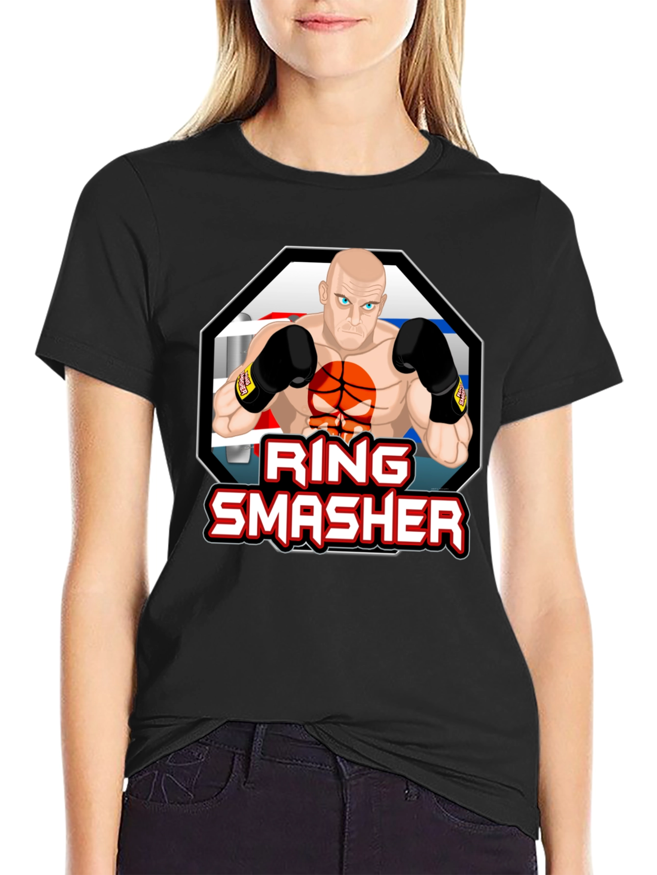 Ring Smasher Graphic T-Shirt - MMA Boxing Inspired Design