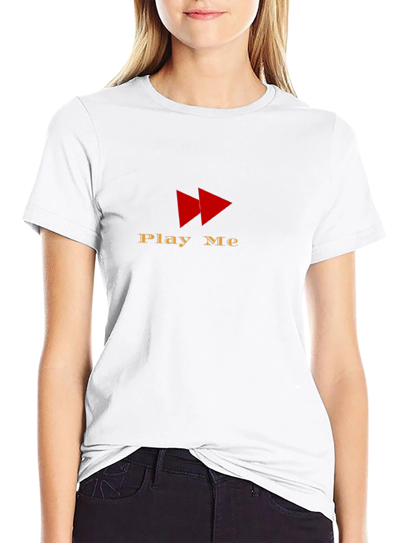 Play Me Graphic T-Shirt - Black