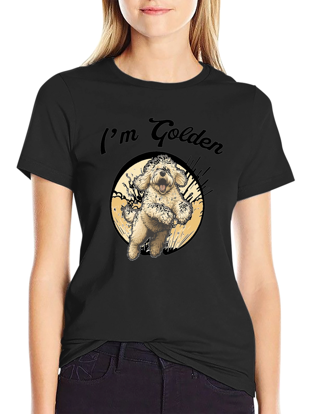Im Golden T-Shirt - Cute Dog Design