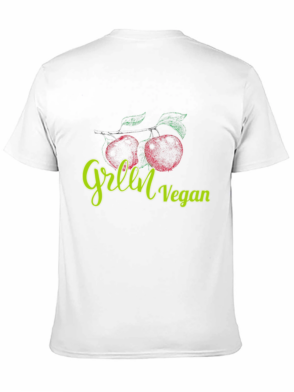 Green Vegan Graphic Tee - Stylish and Comfortable