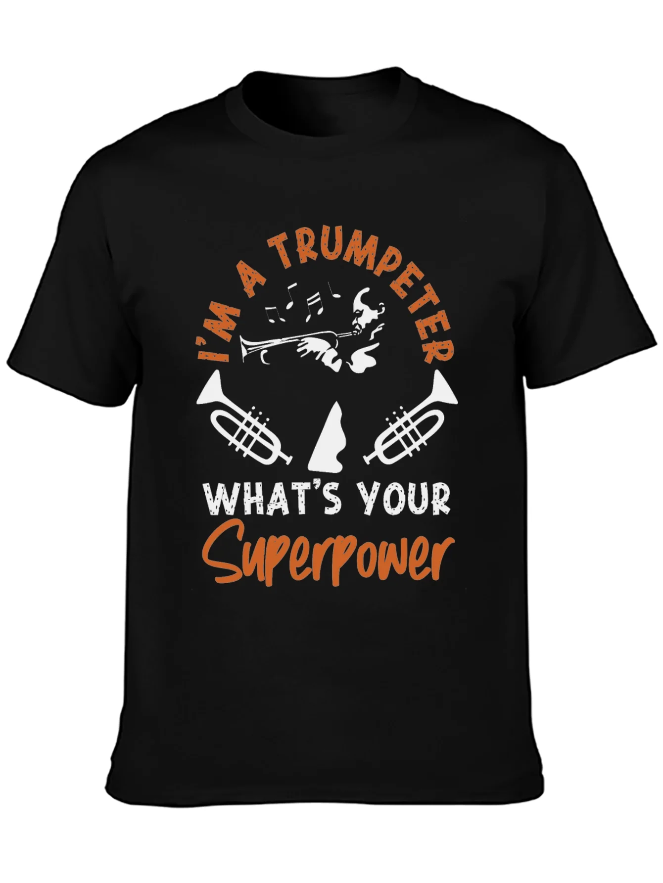 Trumpeter Superpower T-Shirt - Music Lover Tee