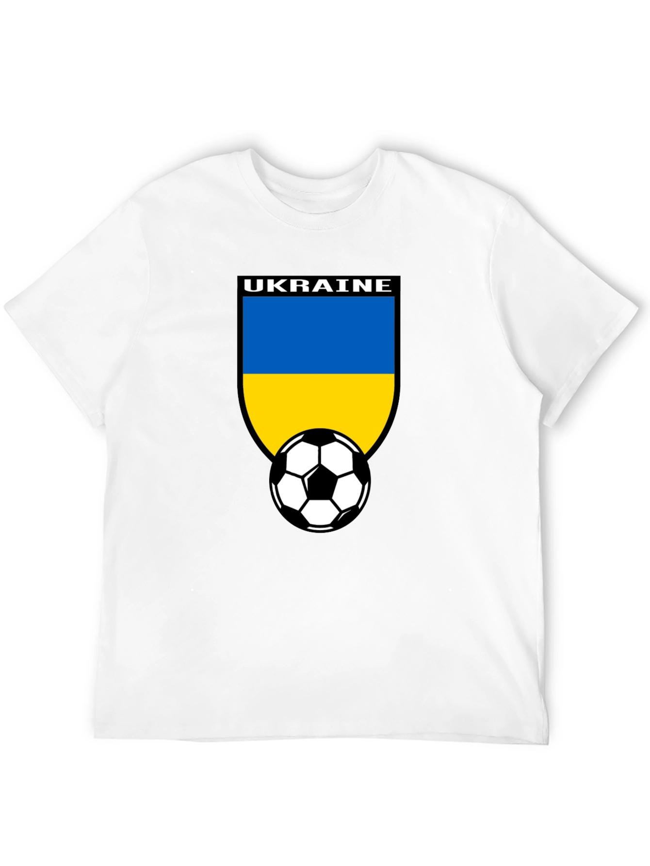 Ukraine Soccer T-Shirt - National Pride Football Tee