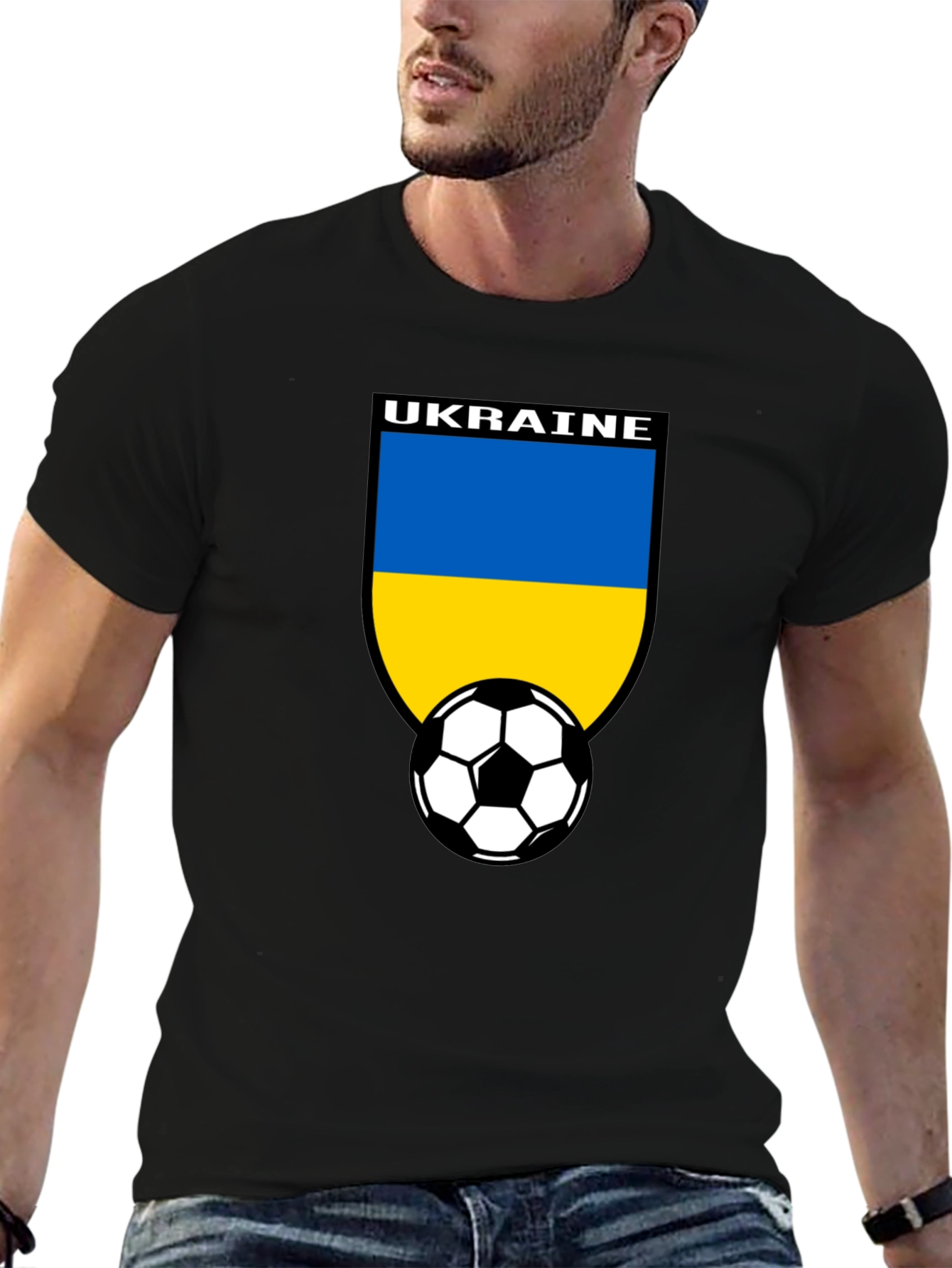 Ukraine Soccer T-Shirt - National Pride Football Tee