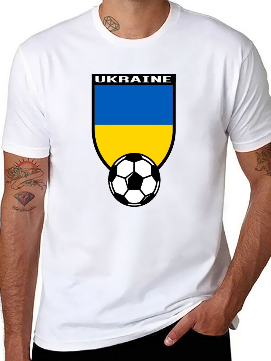 Ukraine Soccer T-Shirt - National Pride Football Tee