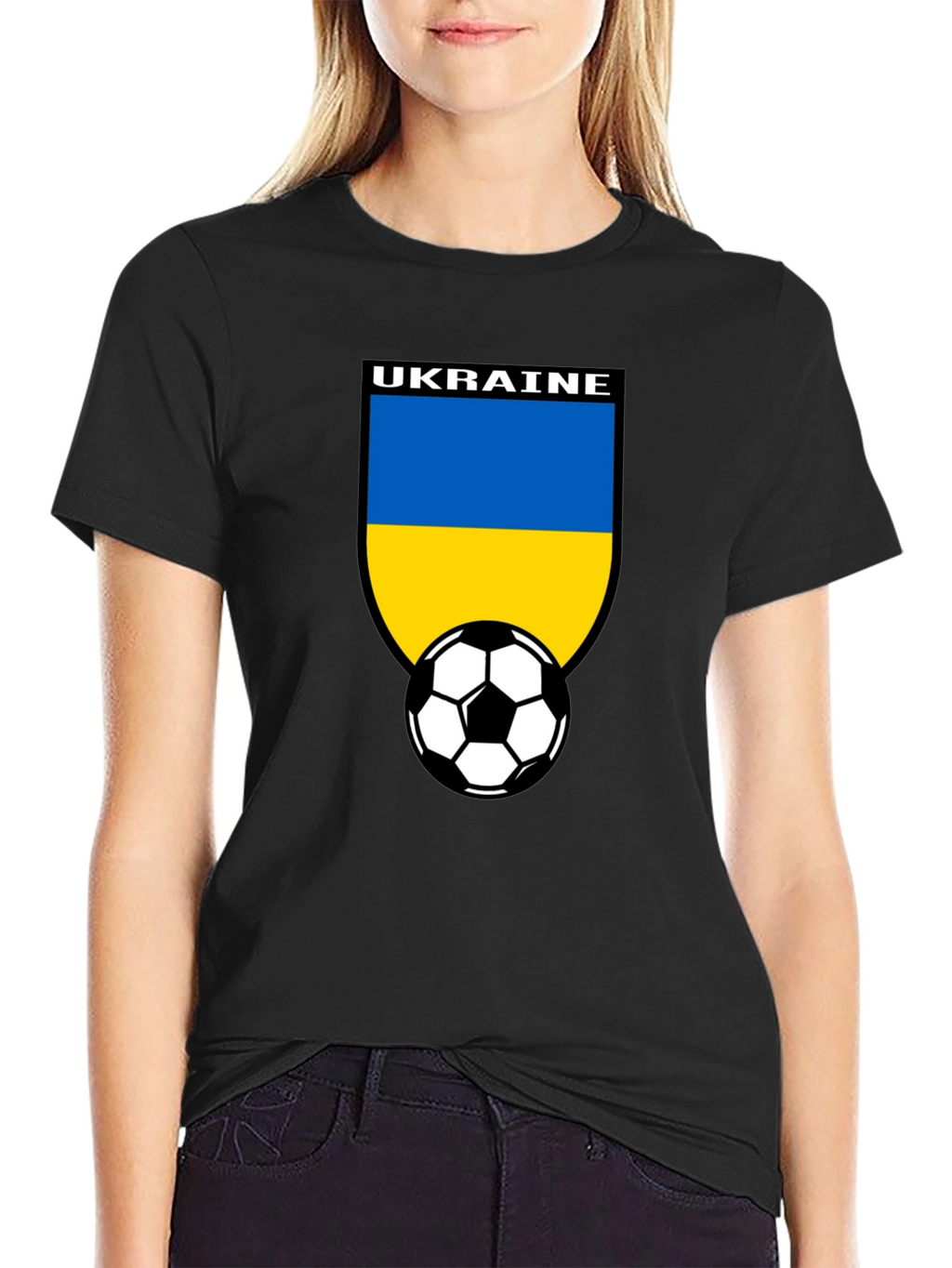 Ukraine Soccer T-Shirt - National Pride Football Tee
