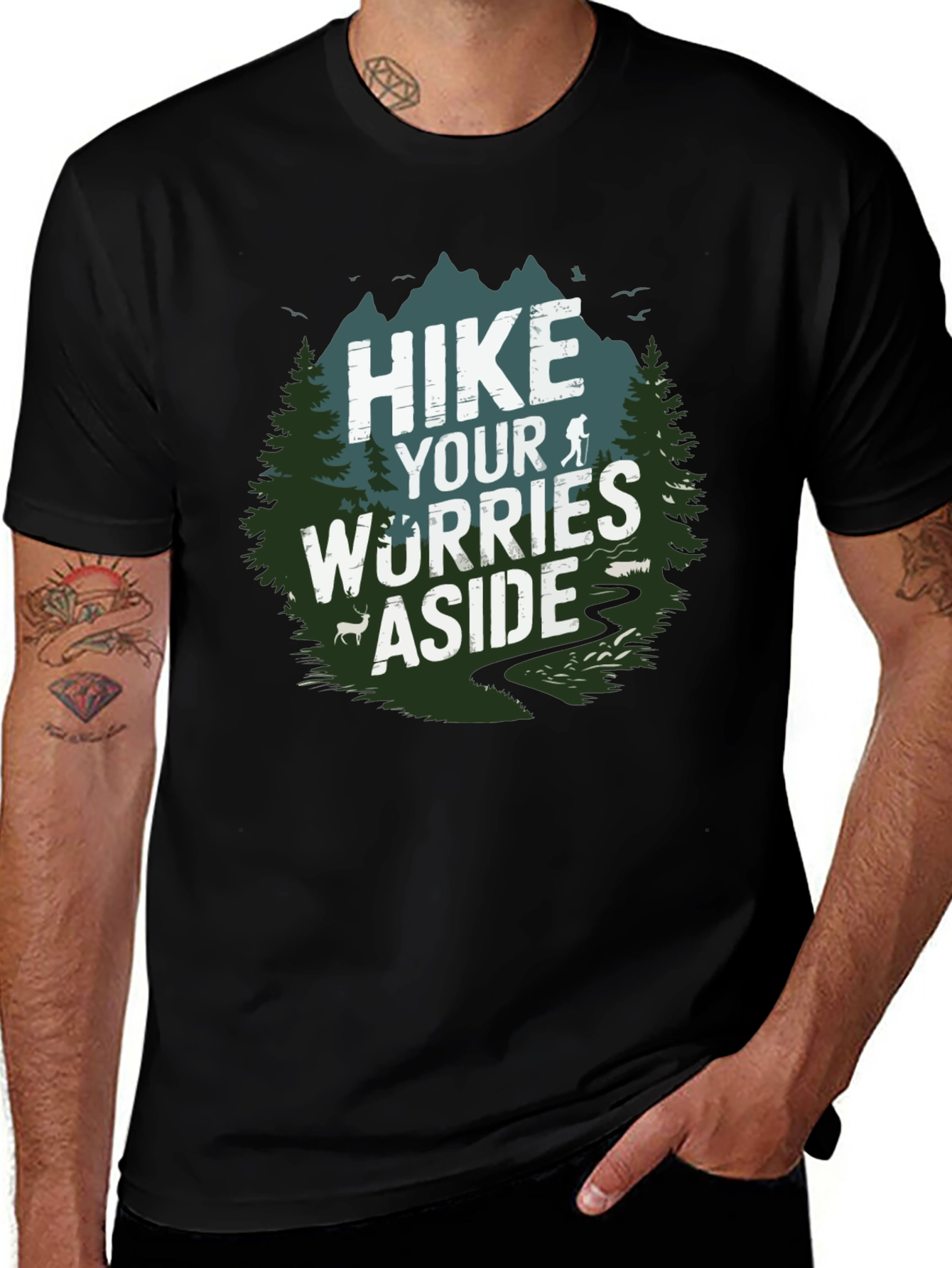 Hike Your Worries Aside Tee