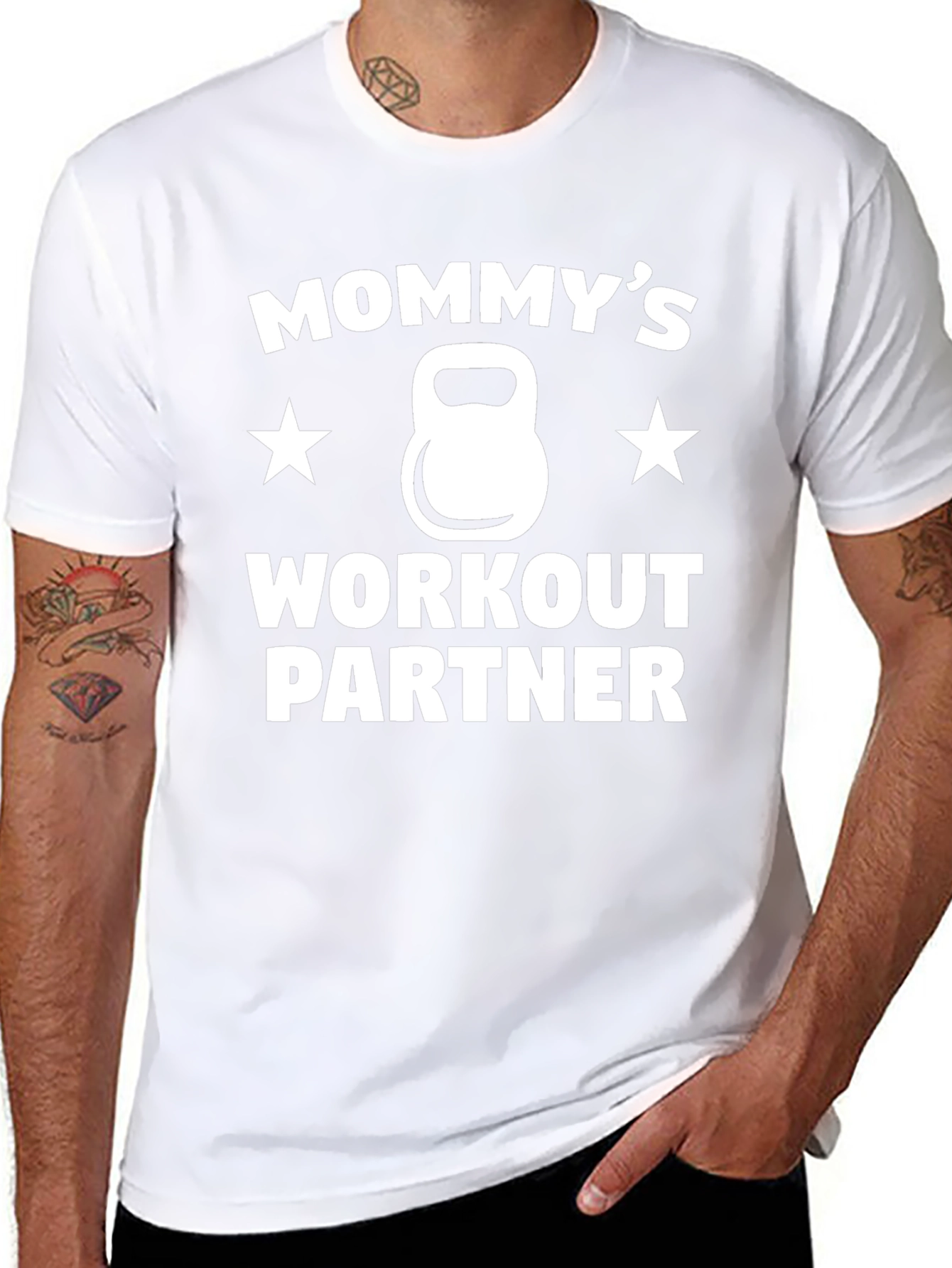 Mommys Workout Partner Graphic T-Shirt